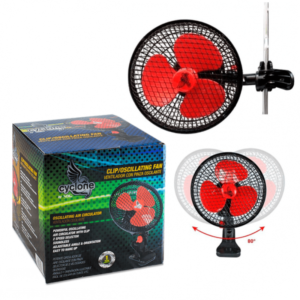 Ventilador Cyclone con pinza oscilante
